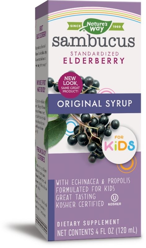 Самбукус за деца &quot;Original&quot; сироп с ехинацея за имунитет 120мл Nature&#039;s Way