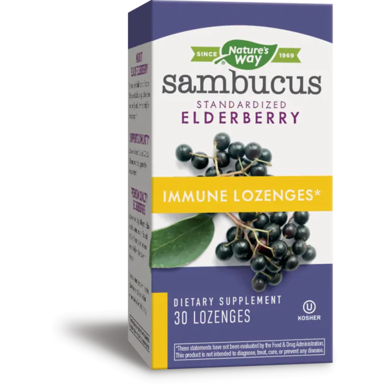 Самбукус Immune таблетки за смучене 210мг х30 Nature&#039;s Way