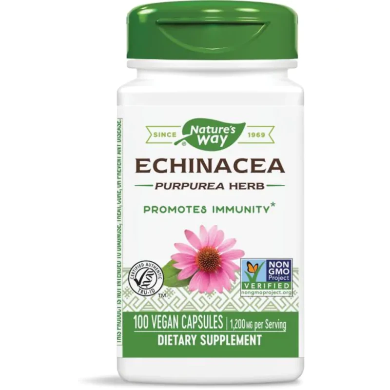 Ехинацея капсули за имунитет 400мг х100 Nature&#039;s Way