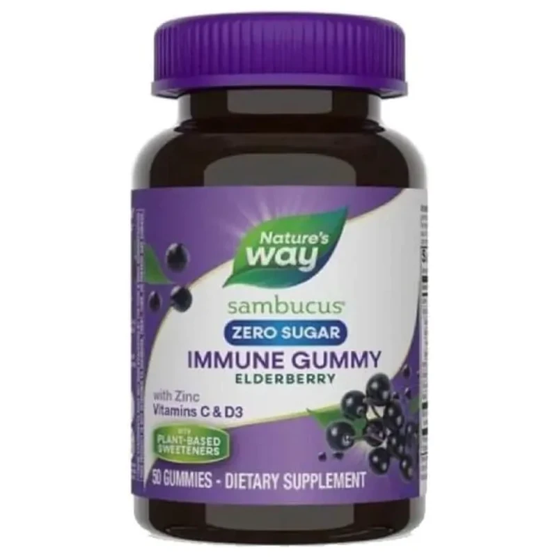 Самбукус желирани таблетки за имунитет 25мг х60 Nature&#039;s Way