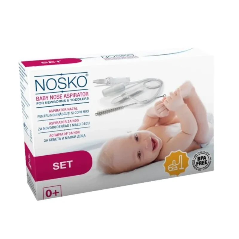 Носко baby set аспиратор за нос + четка