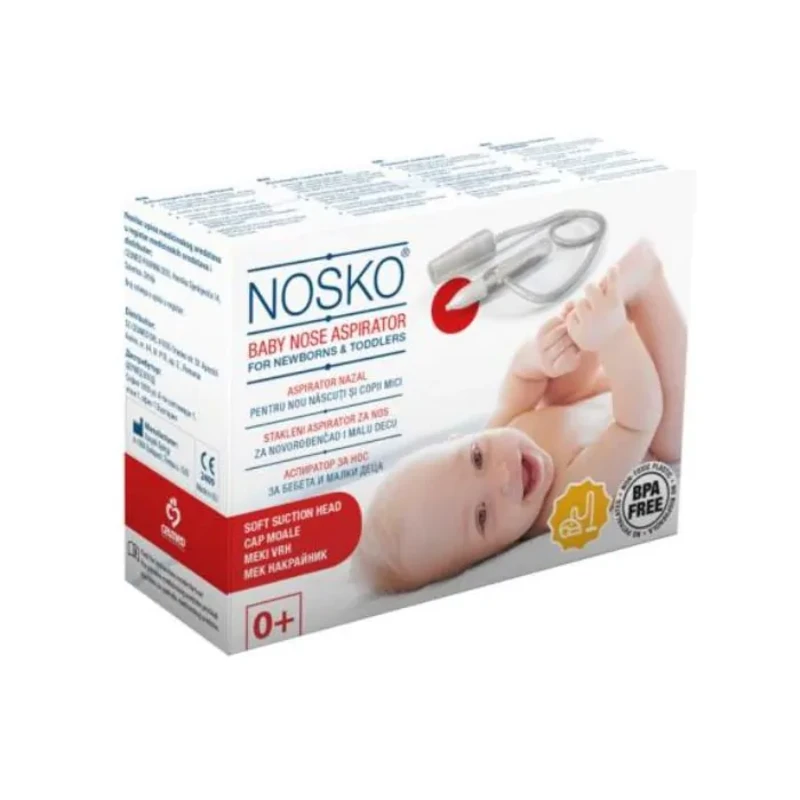 Носко baby 0+ аспиратор за нос с мек накрайник