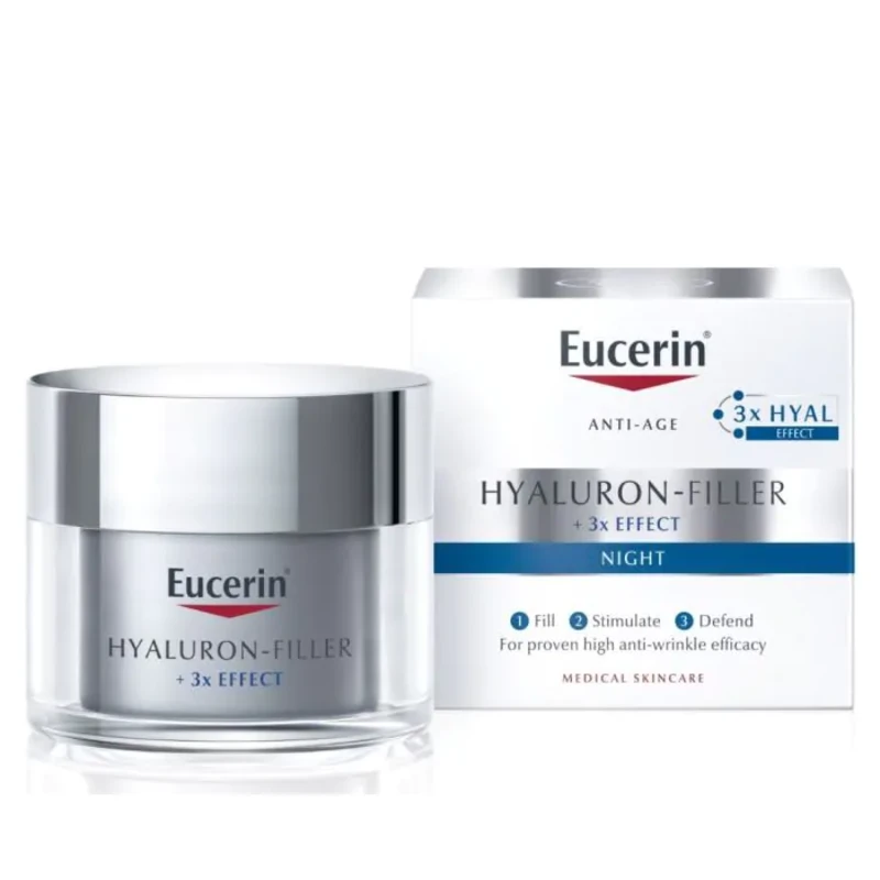 Eucerin hyaluron-filler нощен крем 50мл