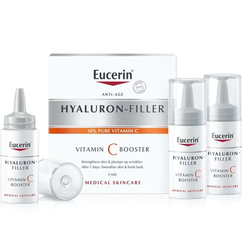 Eucerin hyaluron-filler витамин с бустер 3х8 мл