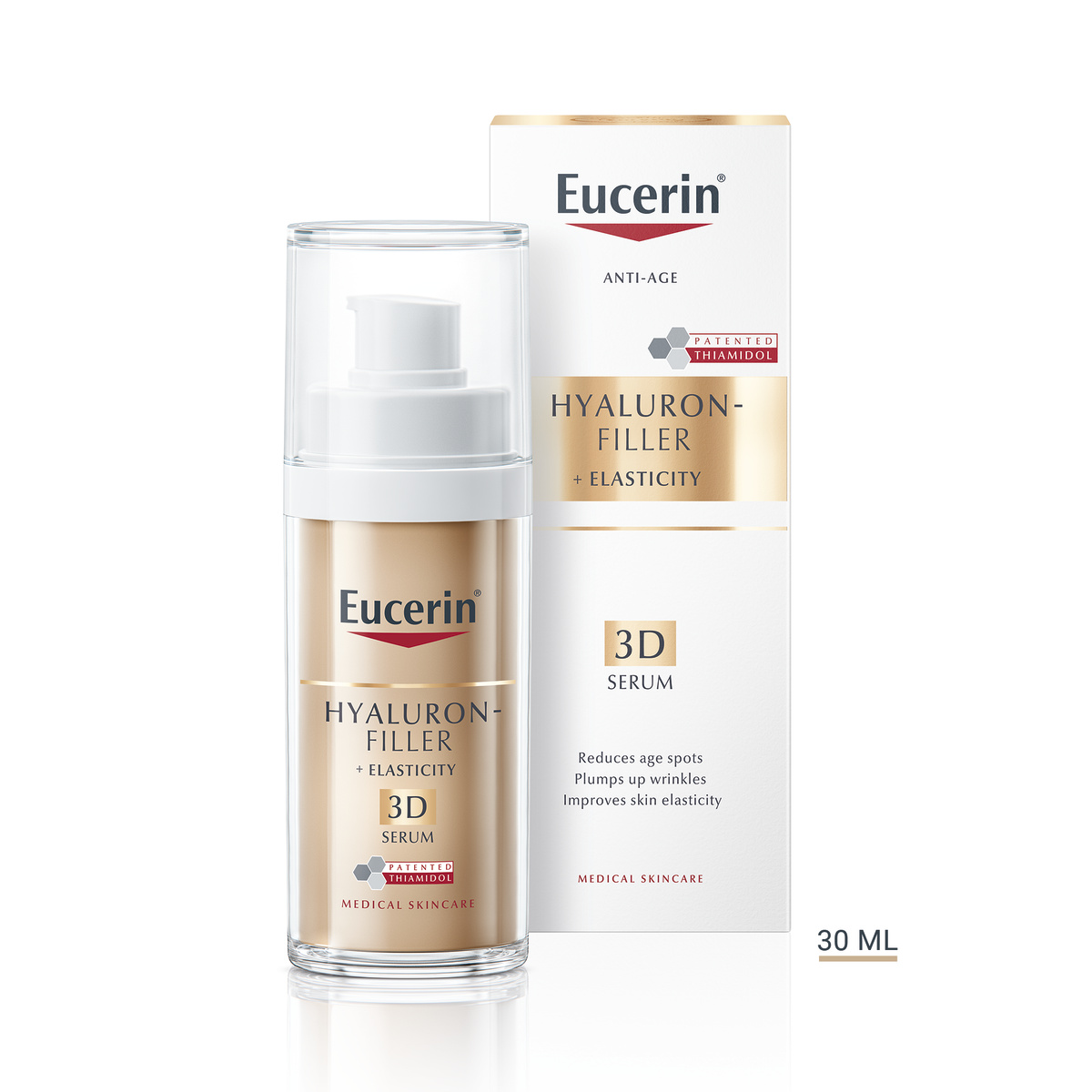 Eucerin elasticity + filler 3d серум 30 мл