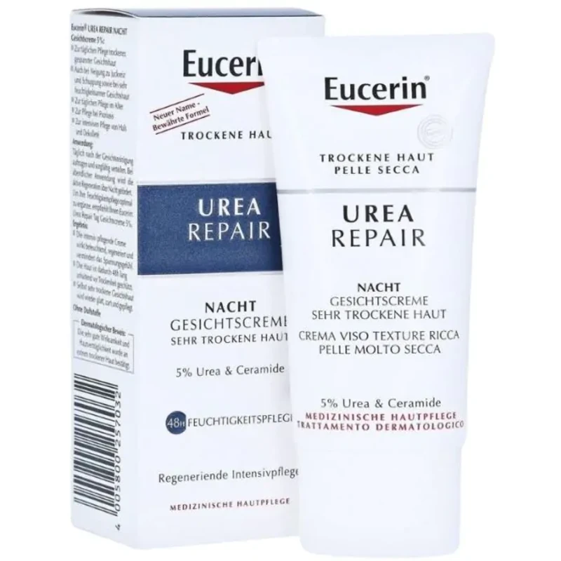 Eucerin UreaRepair Нощен крем за лице 50 мл