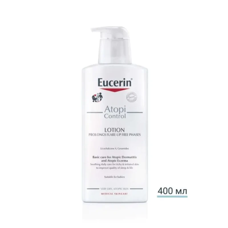 Eucerin atopicontrol успокояващ лосион за тяло 400мл