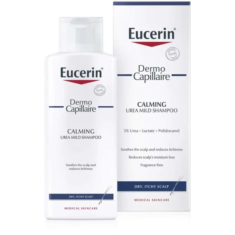 Eucerin dermo capillaire шампоан за сух скалп с 5% урея 250мл