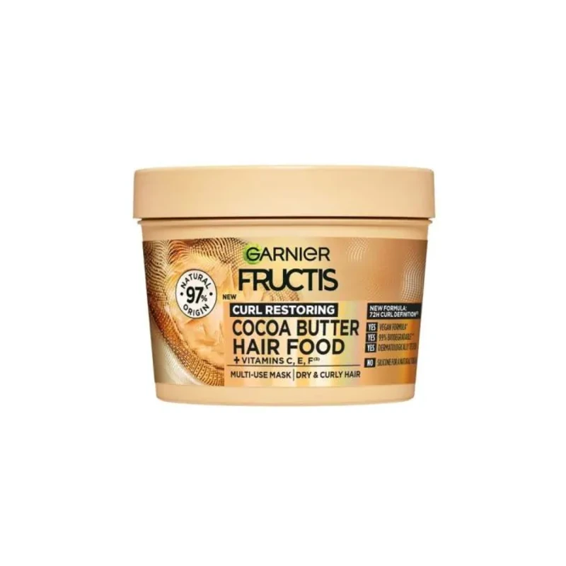 Fructis hair food cocoa butter маска 390мл