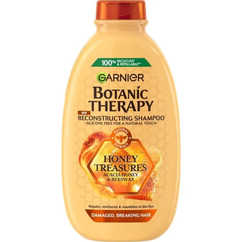Garnier botanic therapy honey шампоан за увред.коса с цъфтящи краища 250 мл