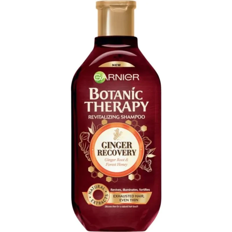 Garnier botanic therapy honey ginger шампоан за ревитализиране на повяхнала коса 400 мл