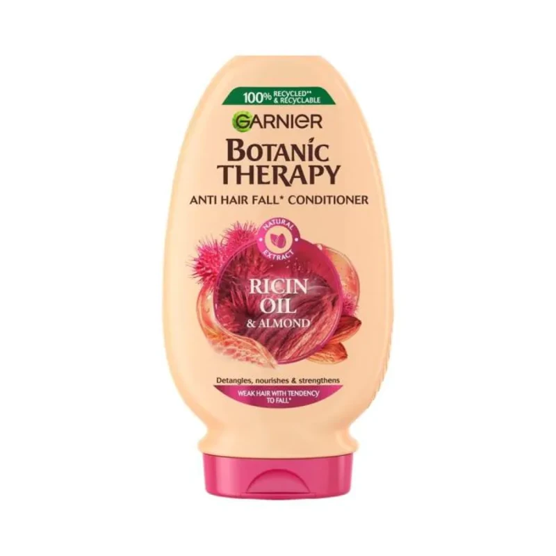 Garnier botanic therapy almond балсам за коса, склонна към накъсване 200 мл