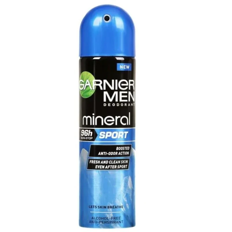 Garnier deo mineral men спрей xtra time 96h 150мл
