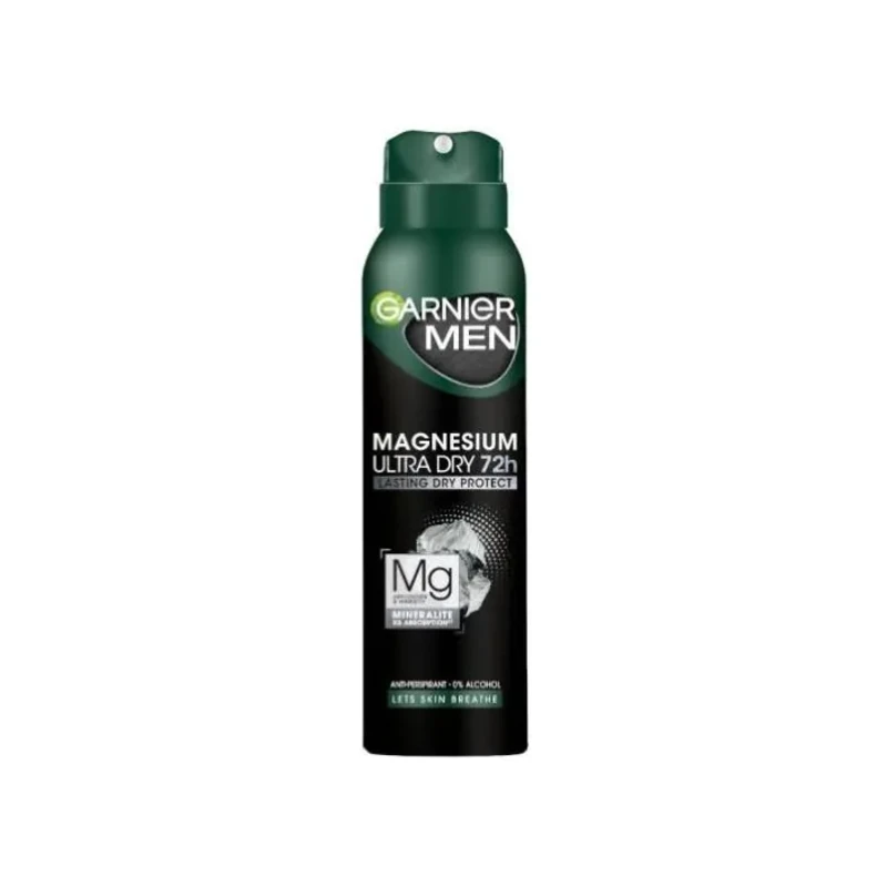 Garnier deo mineral men magnesium ultra dry спрей 150мл
