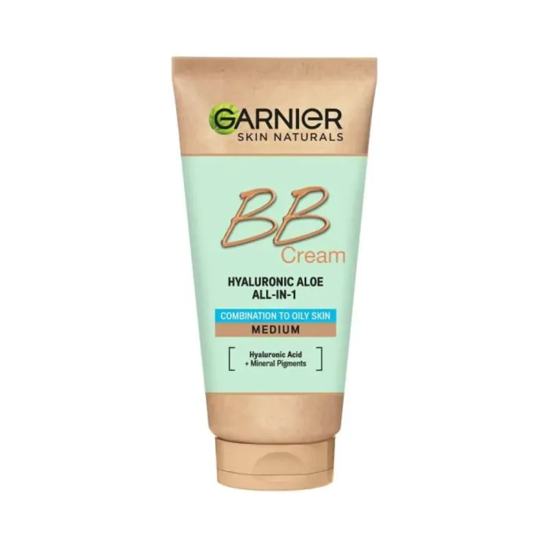 Garnier skin naturals hyaluronic aloe bb oil free крем medium 50мл