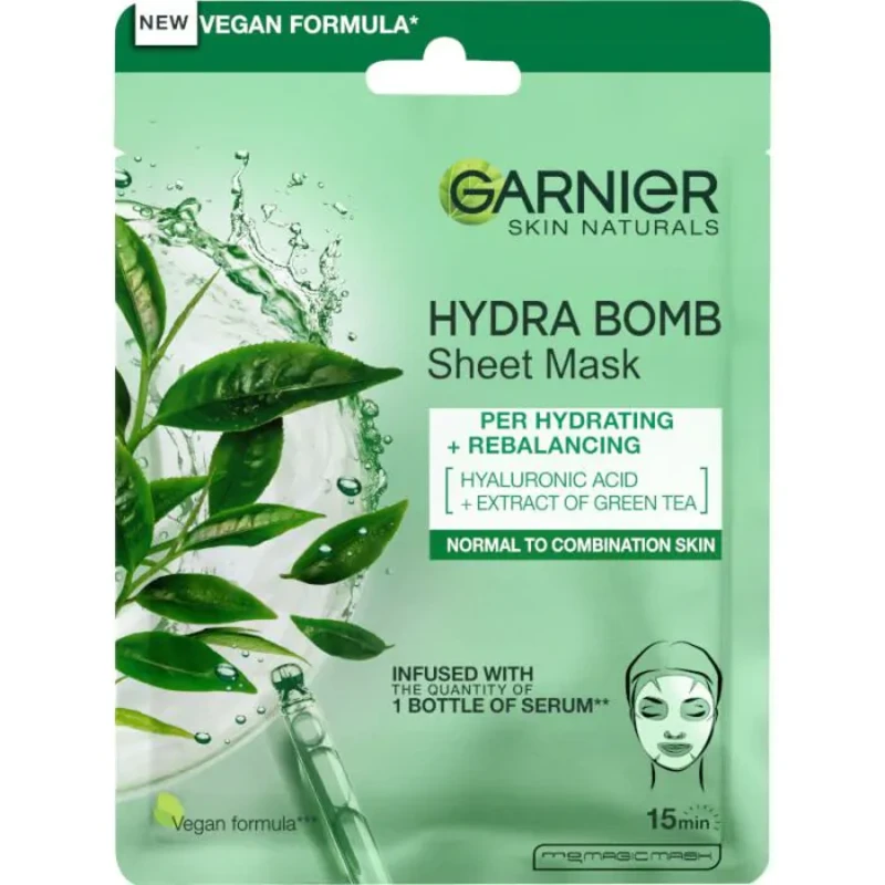 Garnier skin naturals памучна маска за нормална до комбинирана кожа