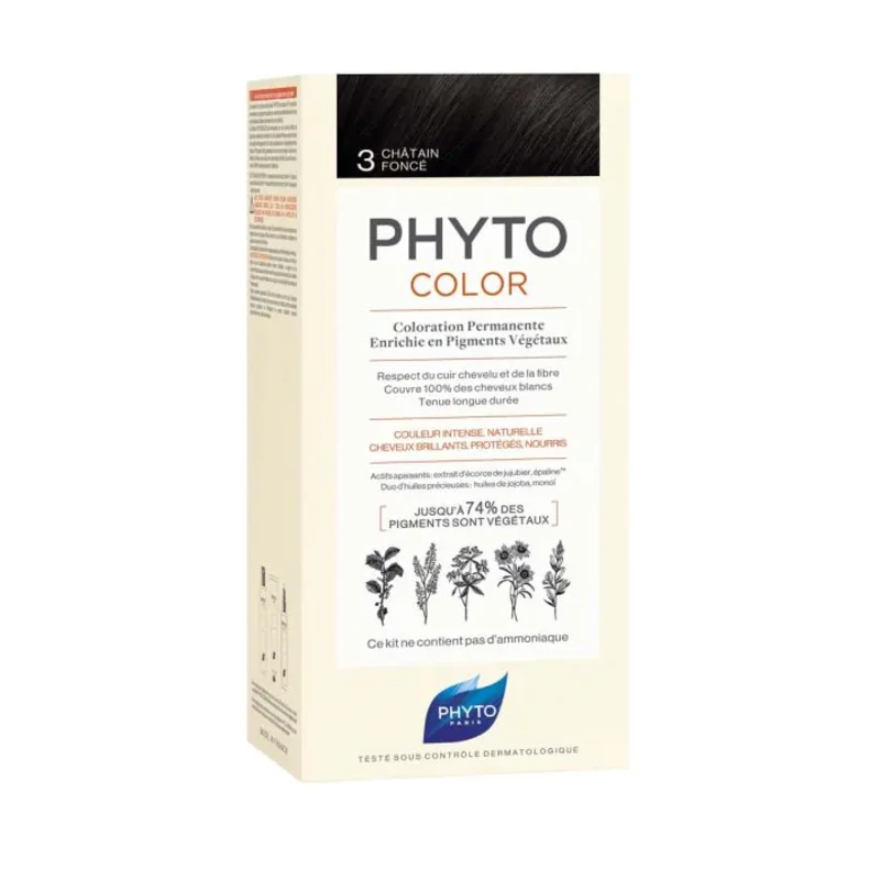 Phyto phytocolor №3 тъмен кестен