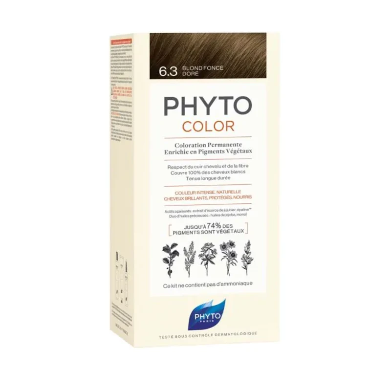 Phyto phytocolor №6.3 тъмно златисто русо