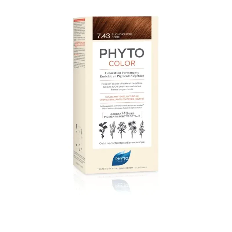 Phyto phytocolor №7.43 медно русо