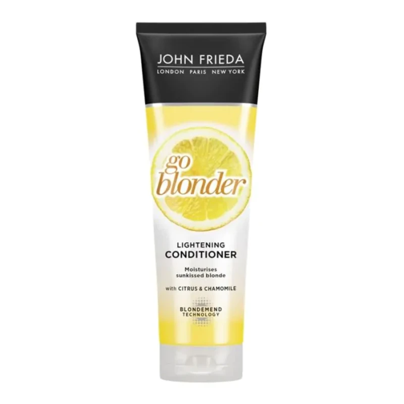 John frieda sheer blonde go blonder изсветляващ балсам за руса коса 250ml
