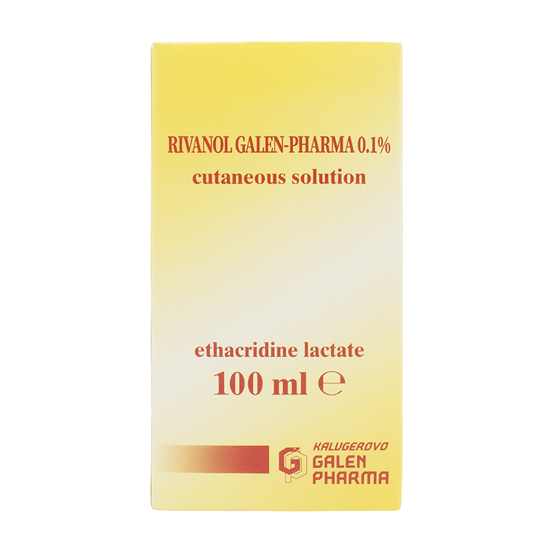 Риванол 0,1% дермален разтвор 100мл гален-фарма