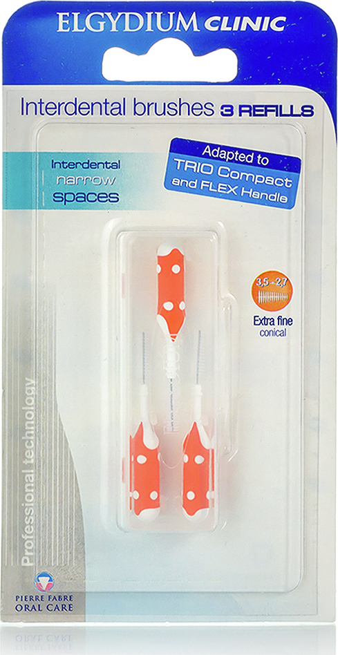 Elgydium clinic трио компакт пълнител черен