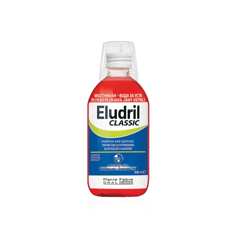Eludril classic вода за уста 500мл