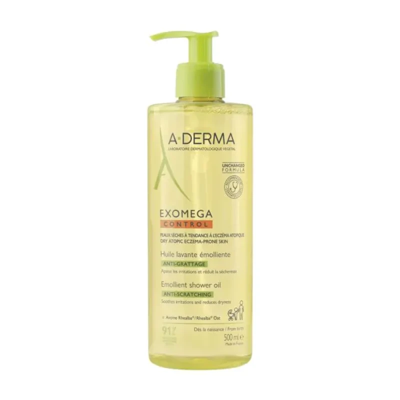 A-derma exomega control емолиентно душ олио 500ml
