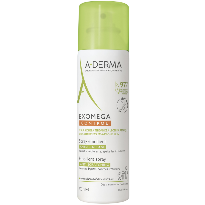 A-derma exomega control емолиентен спрей 200ml