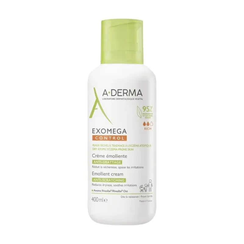 A-derma exomega control емолиентен крем 400ml