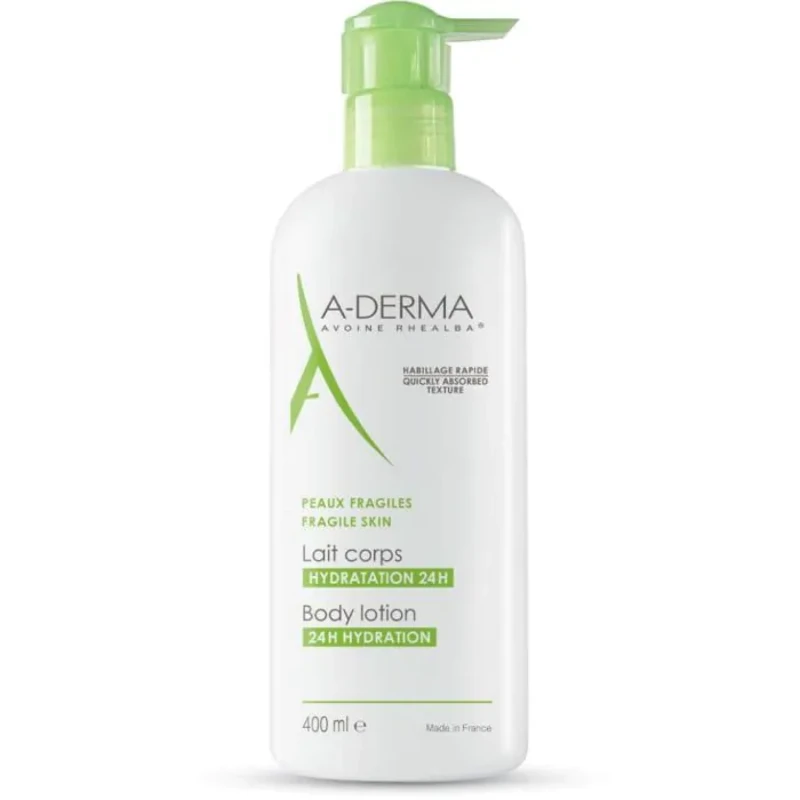 A-derma хидратиращо мляко за тяло 400ml