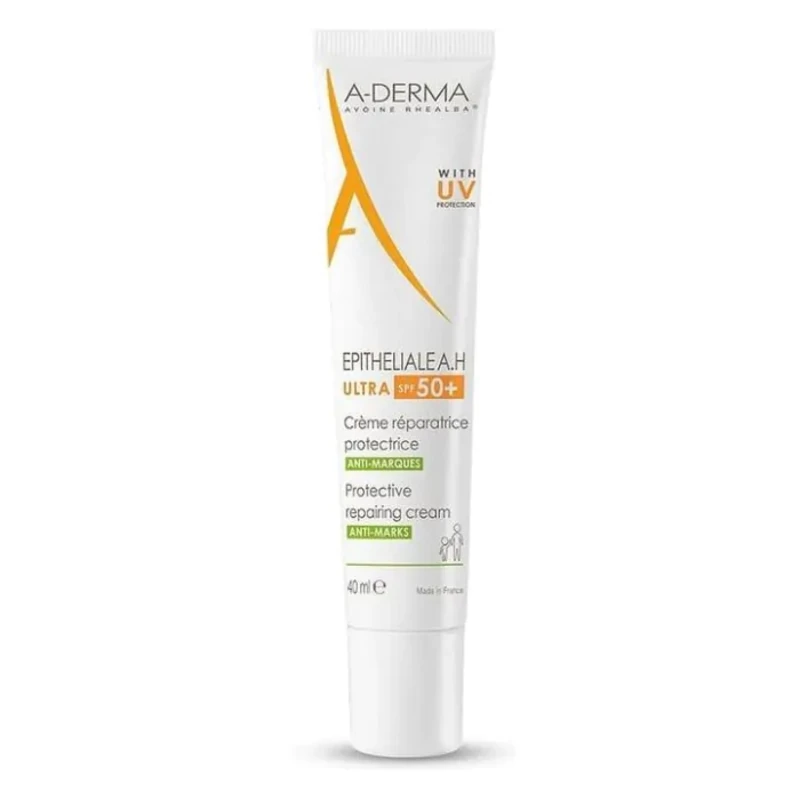 A-derma Epitheliale Repair Възстановяващ защитаващ крем с UV защита SPF50+ 40мл