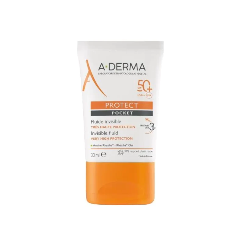 A-derma protect pocket невидим флуид spf50+ 30мл ad 30ml