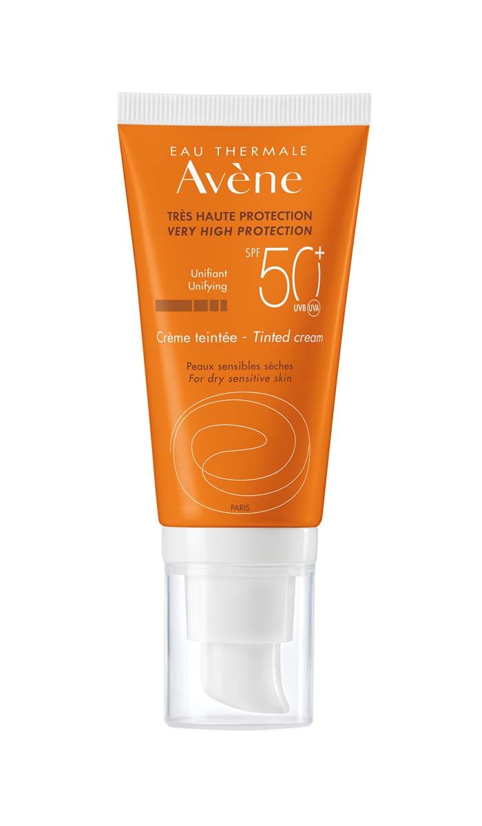 Avene Sun Тониран крем за лице SPF50+ 50мл