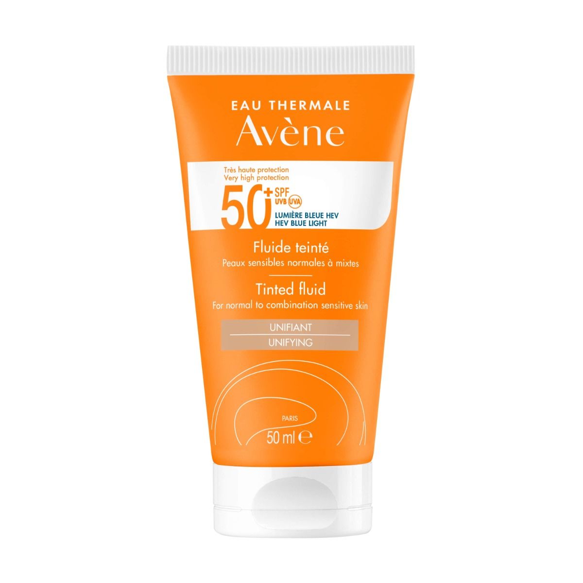 Avene sun слънцезащитен флуид тенте spf50 50ml