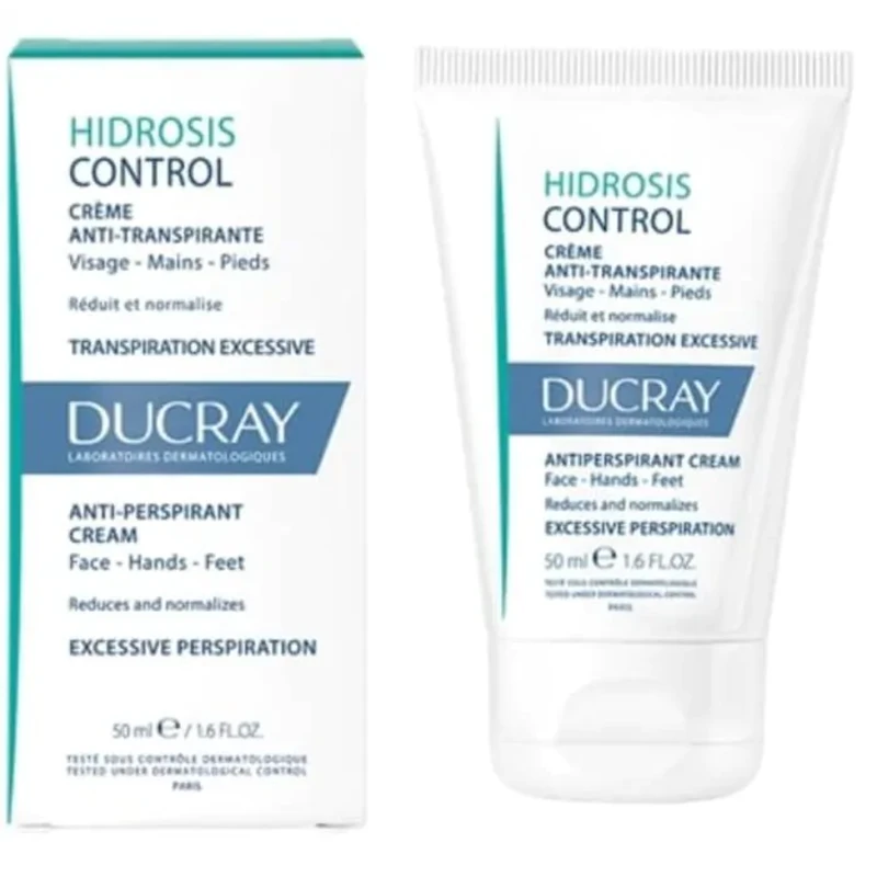 Ducray hidrosis control крем против изпотяване за ръце и крака 50ml