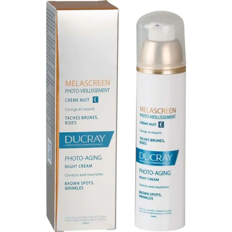 Ducray melascreen фотостареене нощен крем 50 ml