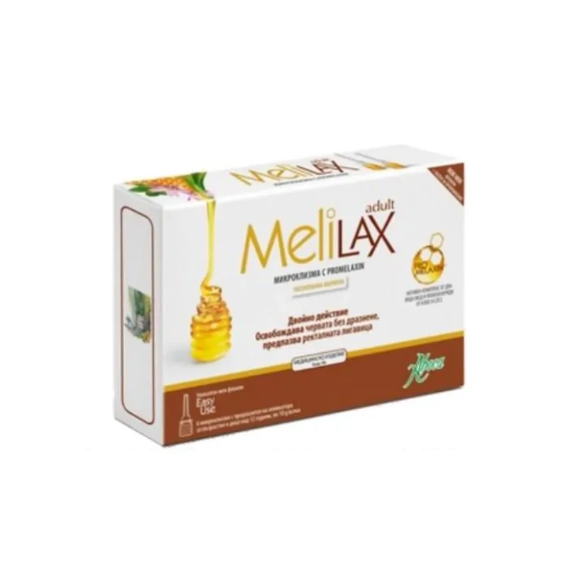 Мелилакс микроклизма за възрастни при възрастни 10гр х6 Aboca