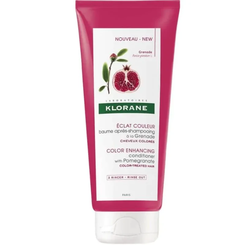 Klorane pomegranate балсам за боядисана коса за блясък и хидратация с нар 200мл