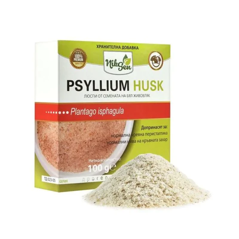 Хуск псилиум за добро храносмилане 100г Никсен