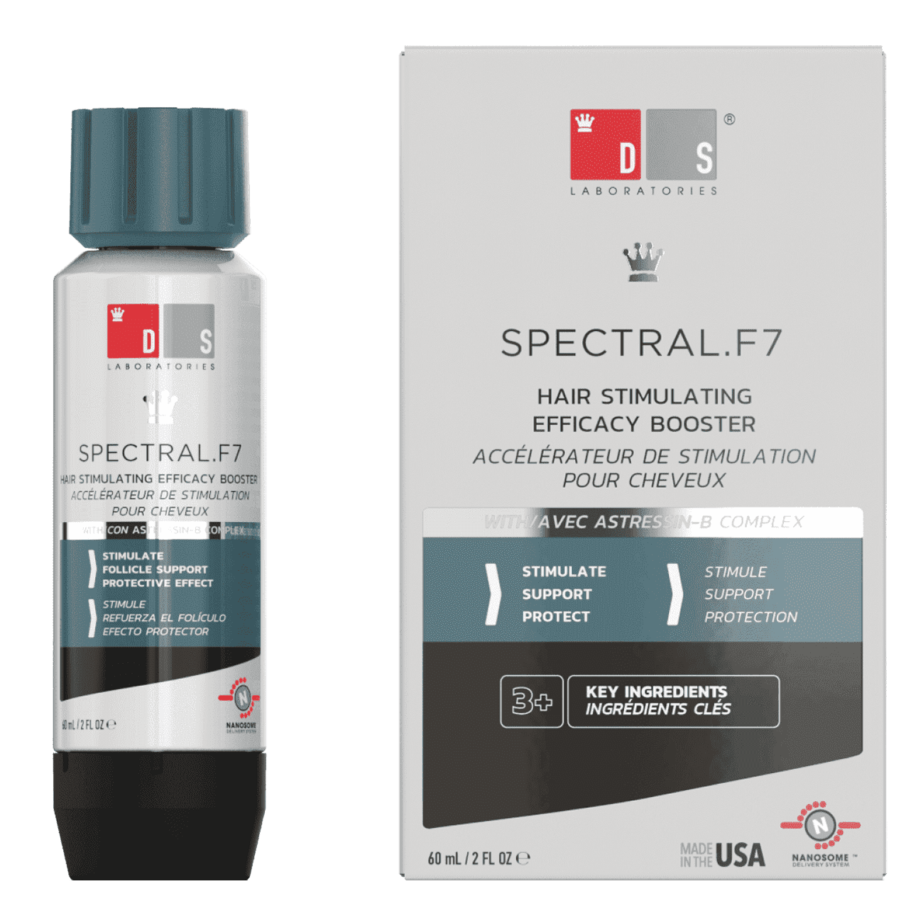 Spectral f7 подсилващ серум против косопад, причинен от стрес 60 ml