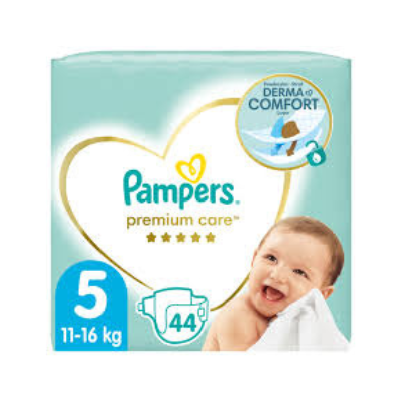 Pampers premium care пелени vp размер 5 /11-16кг./ junior х44