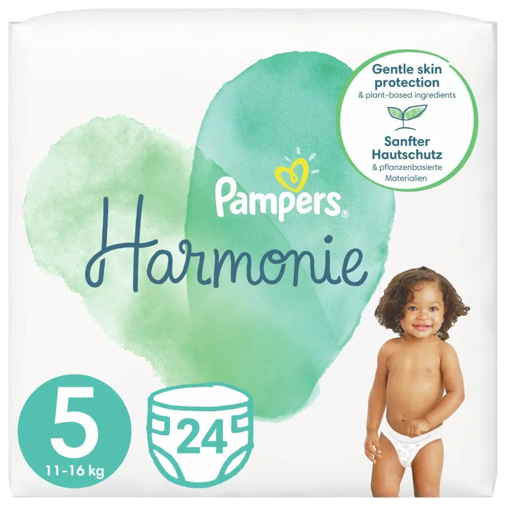 Pampers harmonie пелени размер 5 / 11-16кг./ junior x24