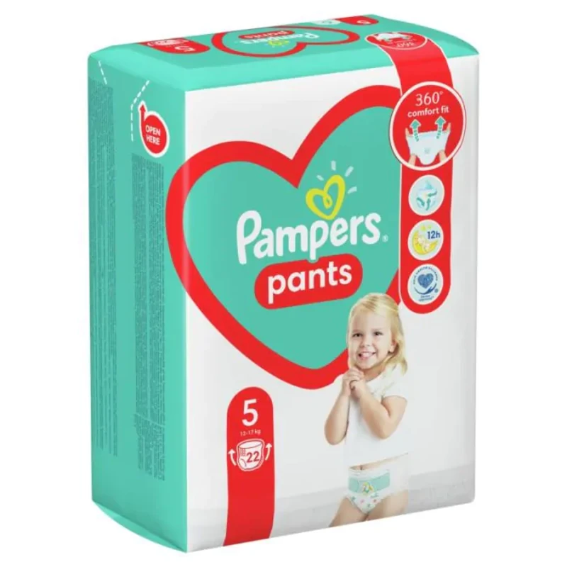 Pampers пелени-гащи cp размер 5 / 12-17кг./ х22