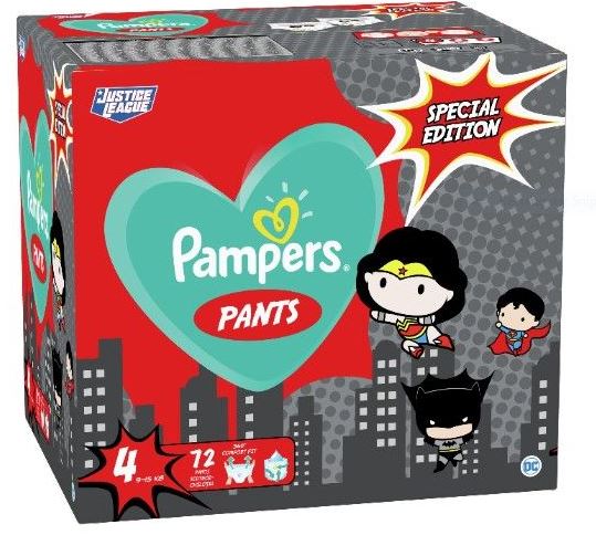 Pampers warner bros пелени-гащи gpp размер 4 / 9-15кг./ х72