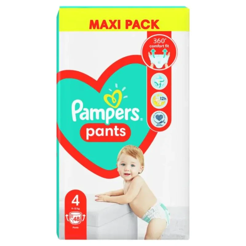 Pampers пелени-гащи vpp размер 4 / 9-15кг./ x48