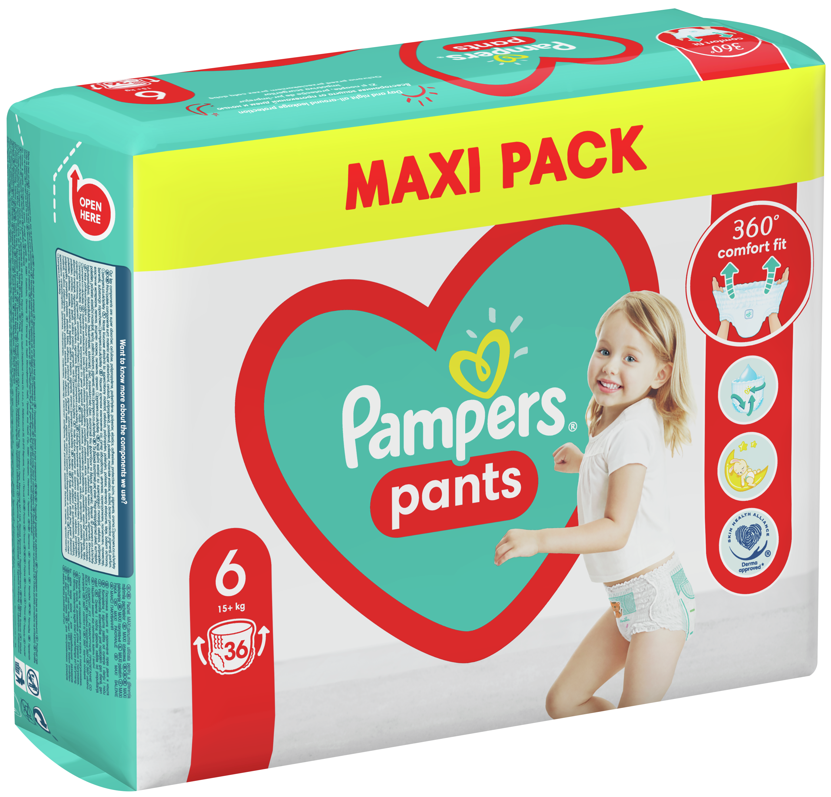 Pampers пелени-гащи vpp размер 6 / 14-19кг./ х36