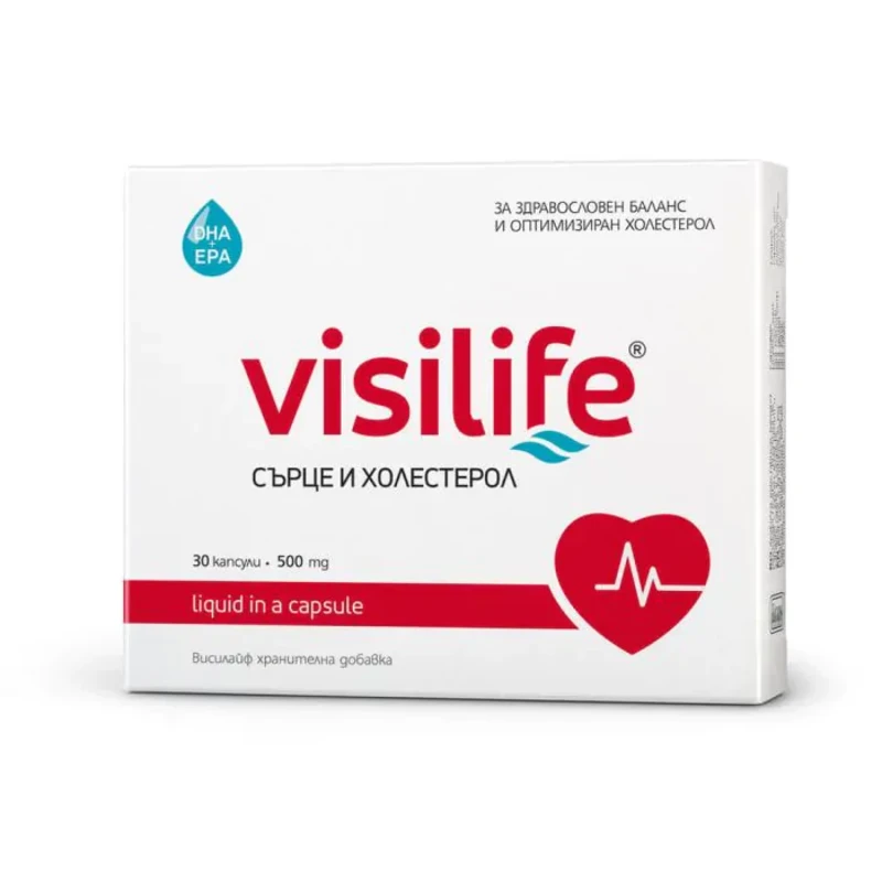 Visilife капсули за сърце и при повишен холестерол х30 Vitaslim Innove