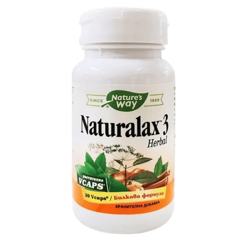 Натуралакс 3 капсули при запек х20 Nature&#039;s Way