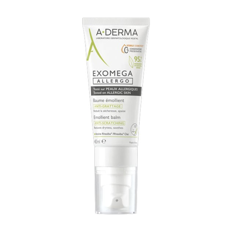 A-derma exomega allergo емолиентен балсам 40мл